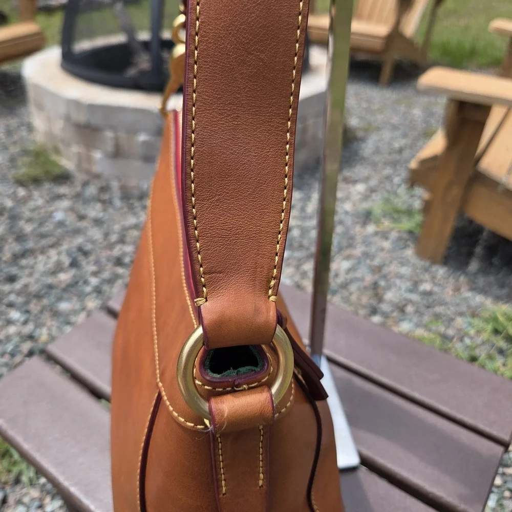 Dooney & Bourke Purse Handbag Florentine Large Cassidy Hobo Vachetta Leather